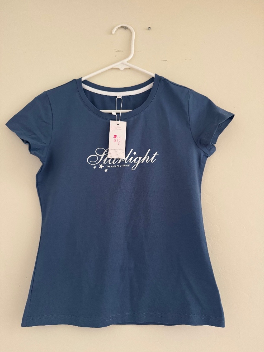 NWT Junior's Cotton T-Shirt Top-Medium